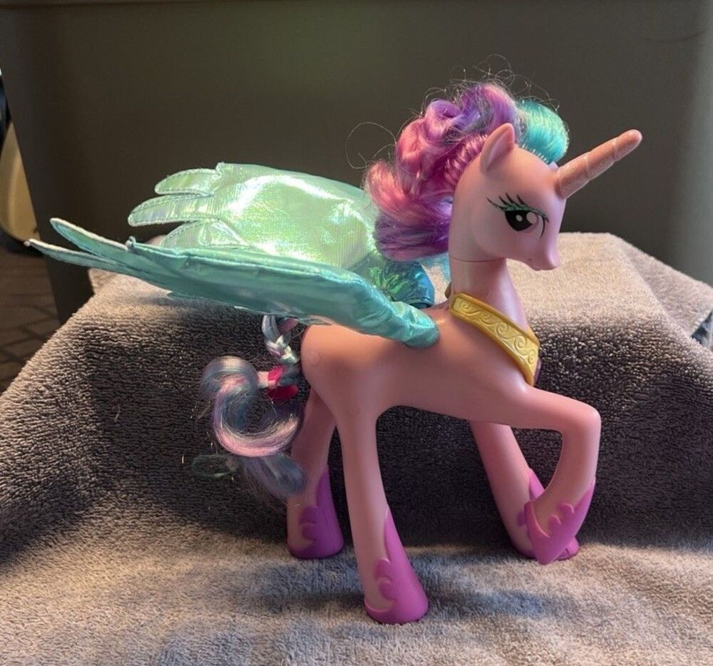 Hasbro My Little Pony 2010 Talking Pink Princess Celestia Toy (No Box)